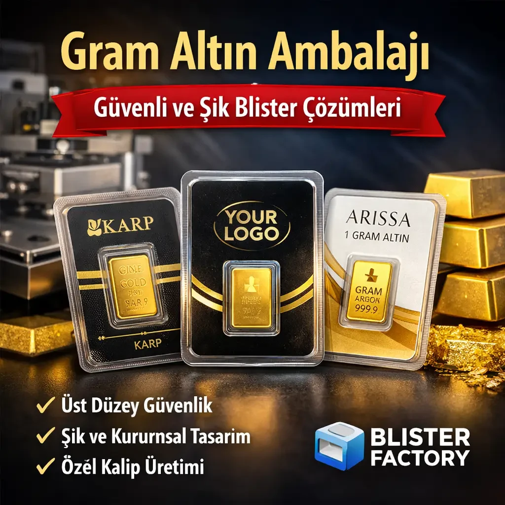 Gram Altın Ambalajı Nedir? Güvenli, Şık ve Markaya Değer Katan Blister Ambalaj Rehberi